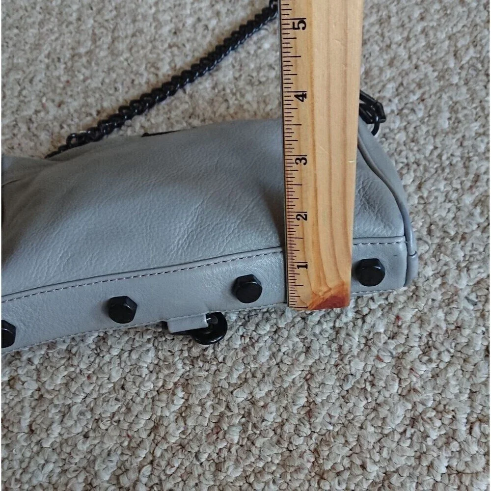 Rebecca Minkoff Grey M.A.C Studded Crossbody Bag